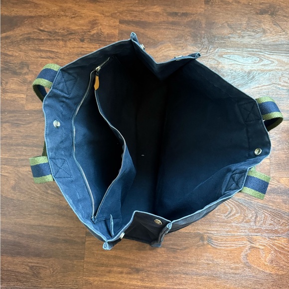 Hermes Blue and Green Tote Bag Classic Design Everyday Use - Picture 7 of 10